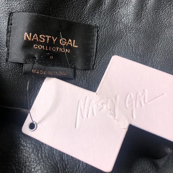 Nasty Gal Decor Matter Vegan Leather Shorts - Picture 8 of 8